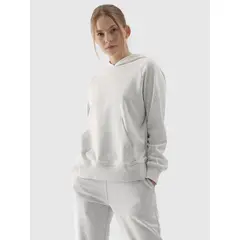 4F bluza dresowa damska z kapturem F1468 szara, Kolor: szary, Rozmiar: M