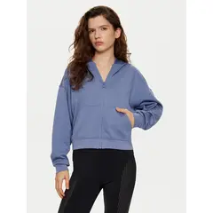 4F bluza dresowa rozpinana z kapturem F1341 niebieska, Kolor: niebieski, Rozmiar: XS