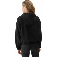 4F bluza damska z kapturem F1057 czarna, Kolor: czarny, Rozmiar: XS, 4 zdjęcie