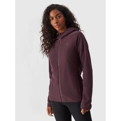 4F bluza polarowa damska F291 fioletowa, Kolor: fioletowy, Rozmiar: XS