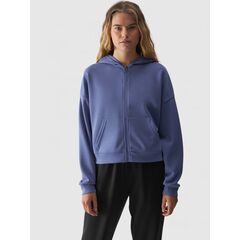 4F bluza dresowa rozpinana z kapturem F1341 fioletowa, Kolor: fioletowy, Rozmiar: L