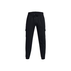 UNDER ARMOUR spodnie dresowe męskie Essential Flc Cargo czarne, Kolor: czarny, Rozmiar: S