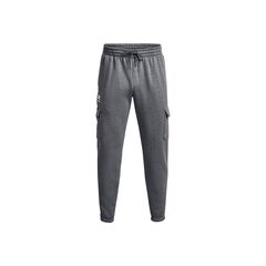 UNDER ARMOUR spodnie dresowe męskie Essential Flc Cargo szare, Kolor: szary, Rozmiar: L