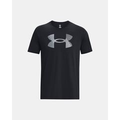 UNDER ARMOUR t-shirt męski koszulka bawełniana sportowa BIG LOGO czarna, Kolor: czarny, Rozmiar: S, 4 zdjęcie