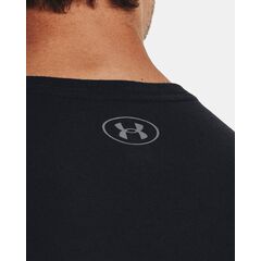UNDER ARMOUR t-shirt męski koszulka bawełniana sportowa BIG LOGO czarna, Kolor: czarny, Rozmiar: S, 3 zdjęcie