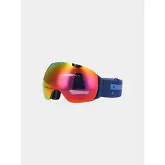 4F gogle narciarskie z filtrem UV400 U049 granatowe, Kolor: granatowy, Rozmiar: one size