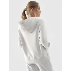 4F bluza dresowa damska z kapturem F1468 szara, Kolor: szary, Rozmiar: XXL, 4 zdjęcie