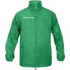 GIVOVA kurtka przeciwdeszczowa ortalion sportowy BASICO zielony, Kolor: zielony, Rozmiar: XL