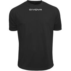 GIVOVA koszulka sportowa męska t-shirt treningowy MAC01 czarna, Kolor: czarny, Rozmiar: 2XL