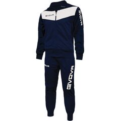 GIVOVA dres sportowy męski komplet bluza i spodnie TR018 granatowy, Kolor: granatowy, Rozmiar: M