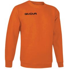 GIVOVA bluza męska polarowa sportowa G/COLLO MA019 pomarańczowa, Kolor: pomarańczowy, Rozmiar: M