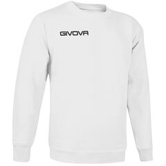 GIVOVA bluza męska polarowa sportowa G/COLLO MA019 biała, Kolor: biały, Rozmiar: S