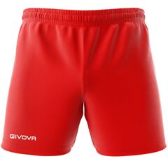 GIVOVA spodenki sportowe męskie do ćwiczeń P018 czerwony, Kolor: czerwony, Rozmiar: S