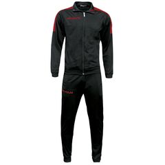 GIVOVA dres męski sportowy komplet spodnie i bluza TR033 czarny, Kolor: czarny, Rozmiar: S