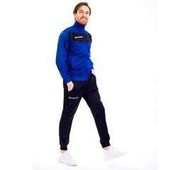 GIVOVA dres sportowy męski komplet bluza i spodnie TR018 czarny/zielony, Kolor: niebieski, Rozmiar: M, 6 zdjęcie