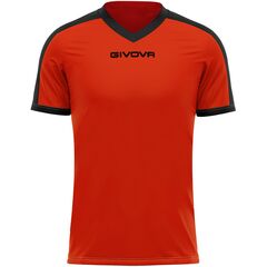 GIVOVA koszulka sportowa męska t-shirt treningowy MAC04 czerwona, Kolor: czerwony, Rozmiar: L