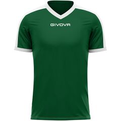 GIVOVA koszulka sportowa męska t-shirt treningowy MAC04 zielona, Kolor: zielony, Rozmiar: S