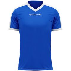 GIVOVA koszulka sportowa męska t-shirt treningowy MAC04 niebieska, Kolor: niebieski, Rozmiar: M