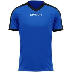 GIVOVA koszulka sportowa męska t-shirt treningowy MAC04 niebieska, Kolor: niebieski, Rozmiar: S