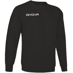 GIVOVA bluza męska polarowa sportowa G/COLLO MA019 czarna, Kolor: czarny, Rozmiar: S
