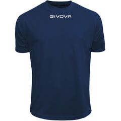 GIVOVA koszulka sportowa męska t-shirt treningowy MAC01 granatowa, Kolor: granatowy, Rozmiar: S
