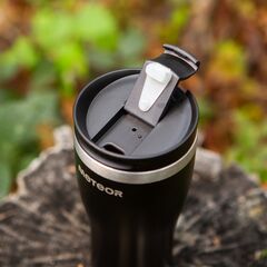 METEOR kubek termiczny na gorące napoje 480 ml BBP Free czarny, 4 zdjęcie