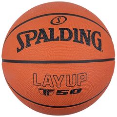 SPALDING piłka do koszykówki treningowa LAYUP TF-50, Kolor: pomarańczowy, Rozmiar: 6