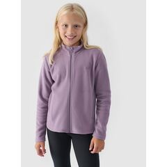 4F bluza polarowa dla dziewczynki F261 fioletowa, Kolor: fioletowy, Rozmiar: 164