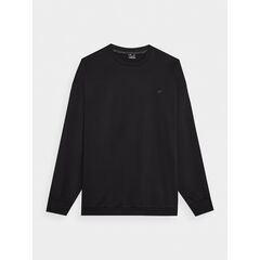 4F bluza dresowa bez kaptura bawełniana unisex 4FWAW24TSWSU1313 czarna, Kolor: czarny, Rozmiar: M, 4 zdjęcie