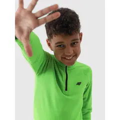 4F JUNIOR Bielizna Polarowa bluzka M050 zielona, Kolor: zielony, Rozmiar: 122/128, 2 zdjęcie