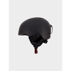 4F kask narciarski z in-Mould U074 czarny, Kolor: czarny, Rozmiar: 58-61