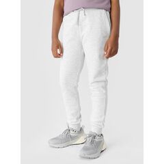 4F JUNIOR Spodnie dresowe joggery dziewczęce F0828 szare, Kolor: szary, Rozmiar: 134, 5 zdjęcie