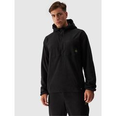 4F bluza polarowa męska z kapturem 4FWAW24TFLEM252 czarna, Kolor: czarny, Rozmiar: M
