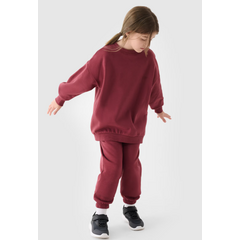 4F bluza dziecięca bez kaptura 4FJWAW24TSWSU1432 czerwona, Kolor: czerwony, Rozmiar: 152, 3 zdjęcie