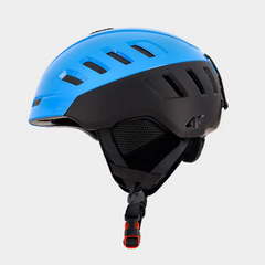4F kask narciarski z in-Mould i Harshell 4FWAW24AHELU072 niebieski, Kolor: niebieski, Rozmiar: 52-56, 2 zdjęcie