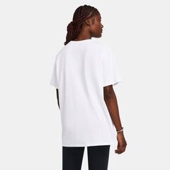UNDER ARMOUR koszulka damska t-shirt sportowy Campus Oversize biały, Kolor: biały, Rozmiar: S, 2 zdjęcie