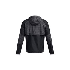 UNDER ARMOUR kurtka do biegania męska z kapturem LAUNCH ELITE CW czarna, Kolor: czarny, Rozmiar: XL, 4 zdjęcie