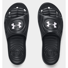 UNDER ARMOUR klapki gumowe męskie na basen Locker czarne, Kolor: czarny, Rozmiar: 40