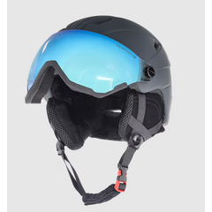 4F kask narciarski z goglami dla dorosłych 4FWAW24AHELU090 szary, Kolor: szary, Rozmiar: 55-59