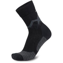 MEINDL Skarpety trekkingowe męskie MT3.5 z wełną merino, Kolor: czarny, Rozmiar: 39/41