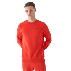 4F bluza bawełniana dresowa męska M1465 pomarańczowa, Kolor: pomarańczowy, Rozmiar: XXL