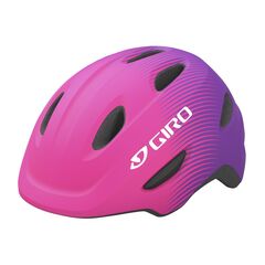 GIRO kask rowerowy juniorski z regulacją SCAMP fioletowy, Kolor: fioletowy, Rozmiar: XS (45-49 cm)