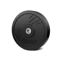 TIGUAR obciążenie na siłownie talerz bumper 15 kg V3