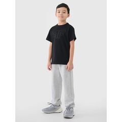 4F koszulka bawełniana t-shirt dla chłopca 4FJWMM00TTSHM2331 czarna, Kolor: czarny, Rozmiar: 140, 3 zdjęcie
