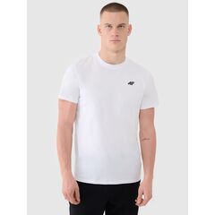 4F t-shirt męski koszulka bawełniana 4FWMM00TTSHM2256 biały, Kolor: biały, Rozmiar: M, 2 zdjęcie