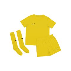 NIKE Komplet sportowy dla dzieci DRY Park Kit Set CD2244 719 żółty, Kolor: żółty, Rozmiar: 96-104cm