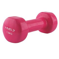 HMS ciężarek żeliwny pokryty winylem 1.5 Kg 17023, Kolor: różowy