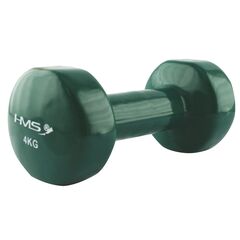 HMS 17023 Ciężarek Żeliwny Pokryty Winylem 4.0 Kg, Kolor: zielony