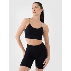 4F biustonosz sportowy damski do ćwiczeń 4FWSS25USBAF181 czarny, Kolor: czarny, Rozmiar: XL