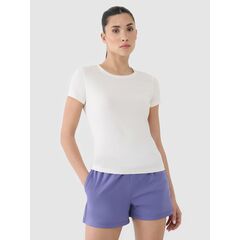 4F koszulka damska t-shirt treningowy 4FRSS25TFTSF1235 biały, Kolor: biały, Rozmiar: XS